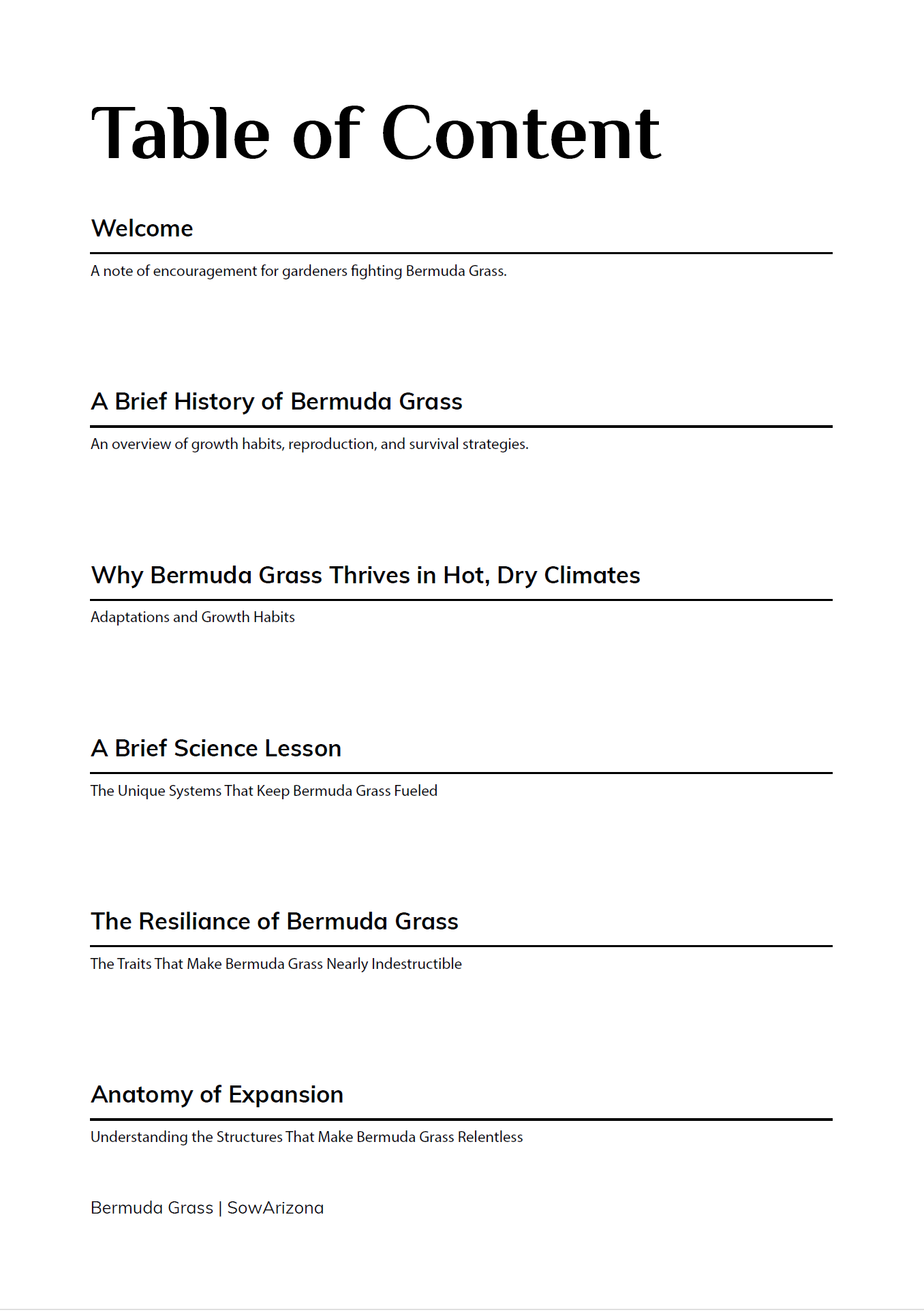 Understanding Bermuda Grass (eBook)