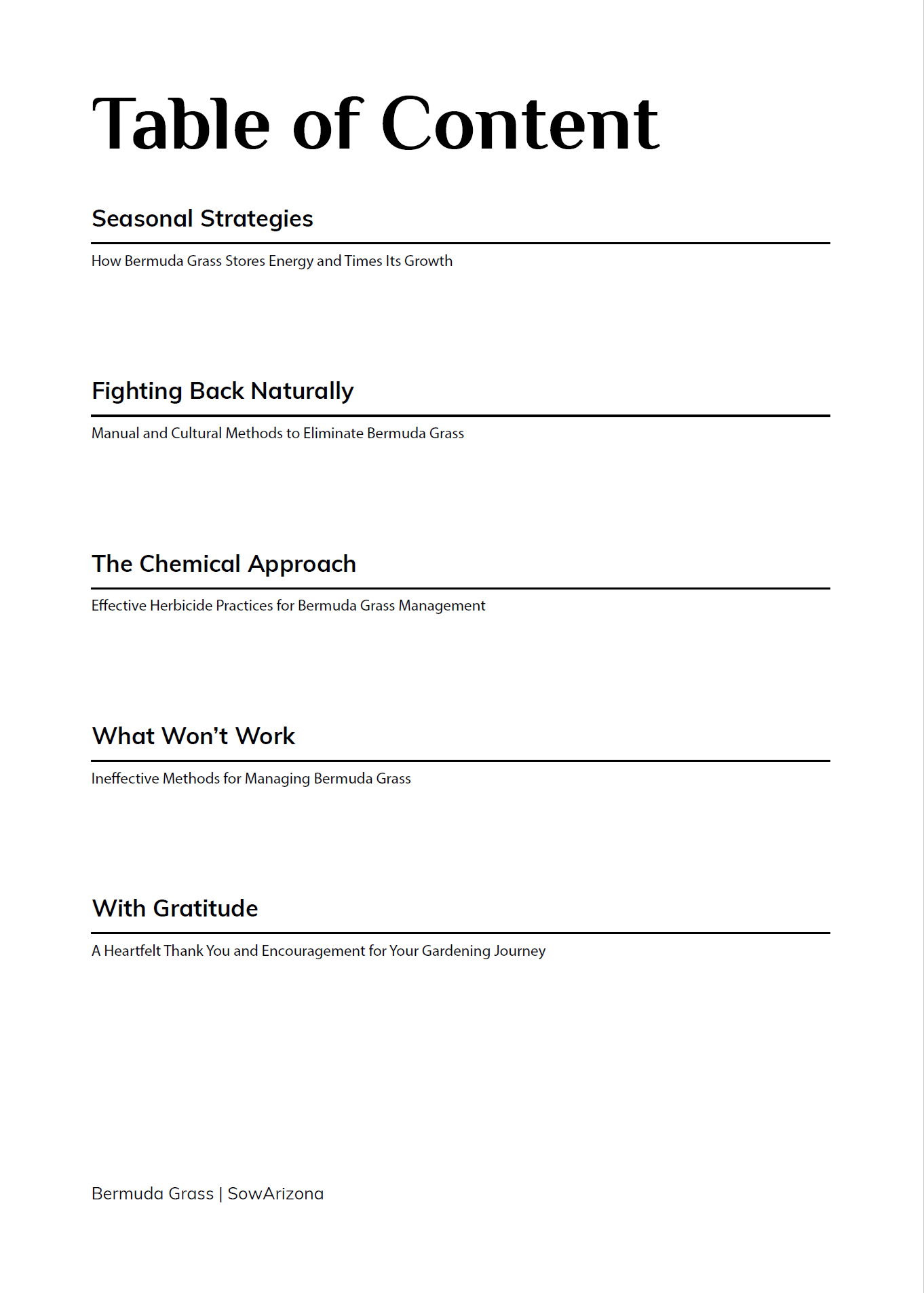 Understanding Bermuda Grass (eBook)